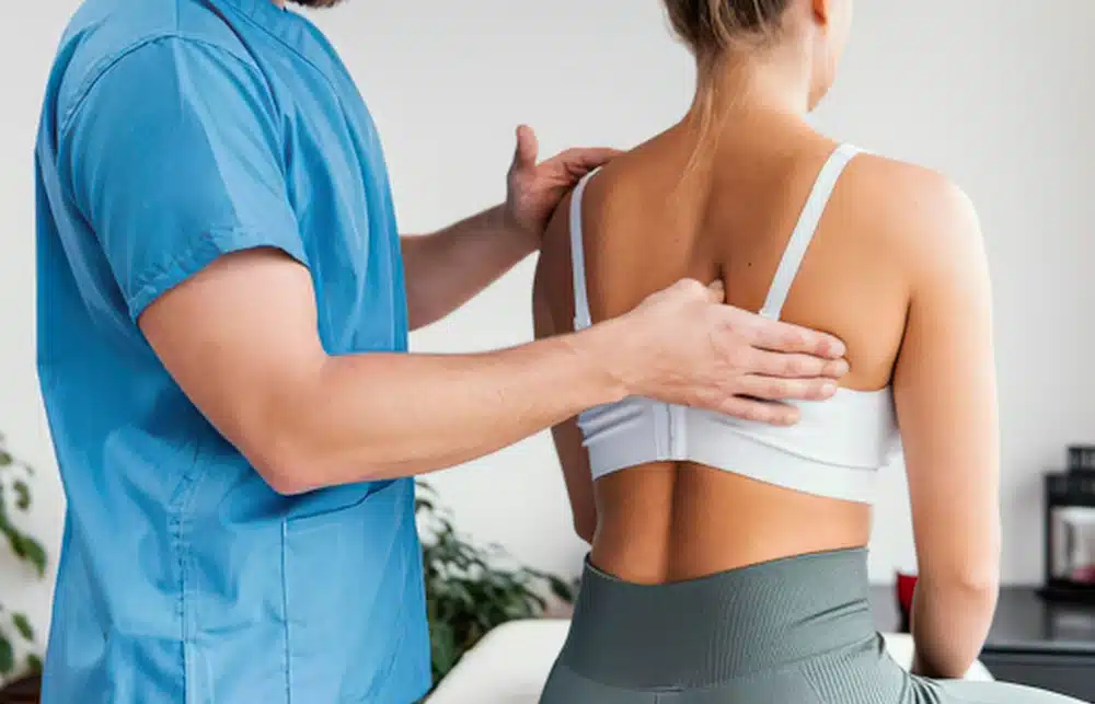 Osteopath in Central & City of London Treating Patient, Ludgate Clinic