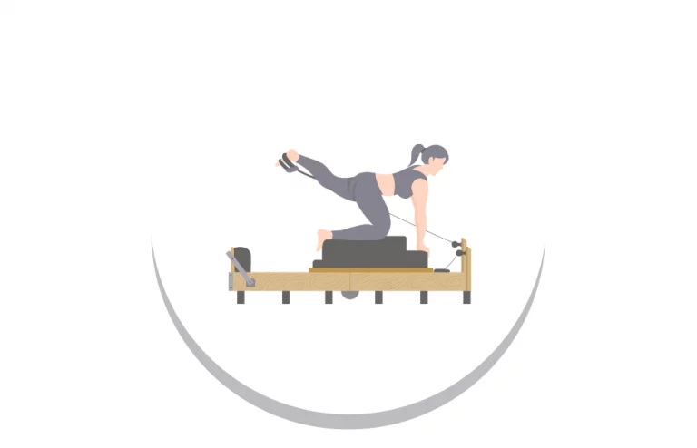 Ludgate Clinic Online Pilates in City of London Reformer Pilates Pose