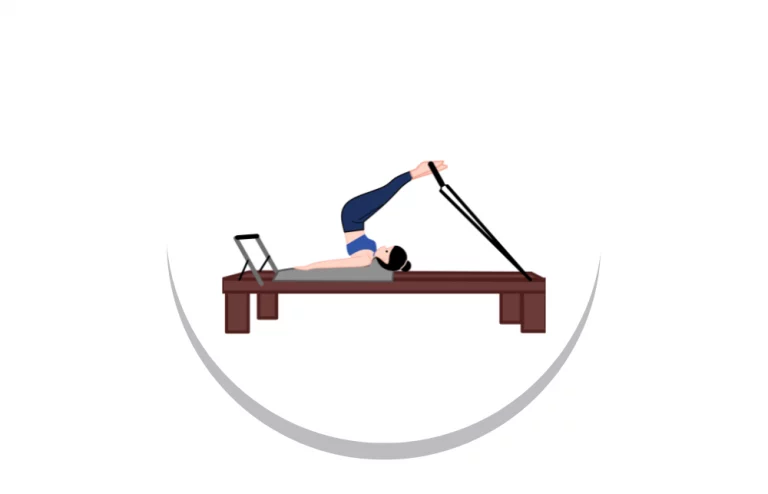 Ludgate Clinic Online Pilates in City of London Reformer Pilates Pose